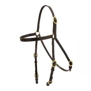 Track Wise Italian Leather Race Bridle