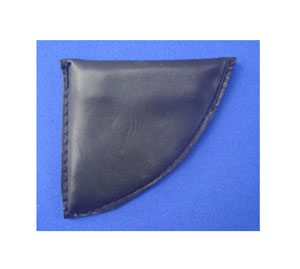 Leather covered lead weights, 250gm, (1/2 lb)