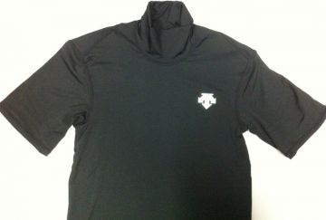 Descente Japanese Light Lycra, Tight knit Skivvy, Short Sleeve