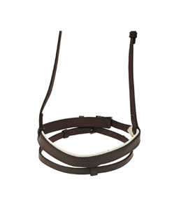 Bridles & Nosebands » Hanoverian Noseband, Leather, Padded Lining ...